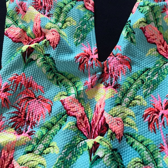 TopShop Tropical Swimsuit - BRAND NEW-NEVER USED - Picture 4 of 6